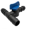 Irrigation tee connector with tap (16mm)